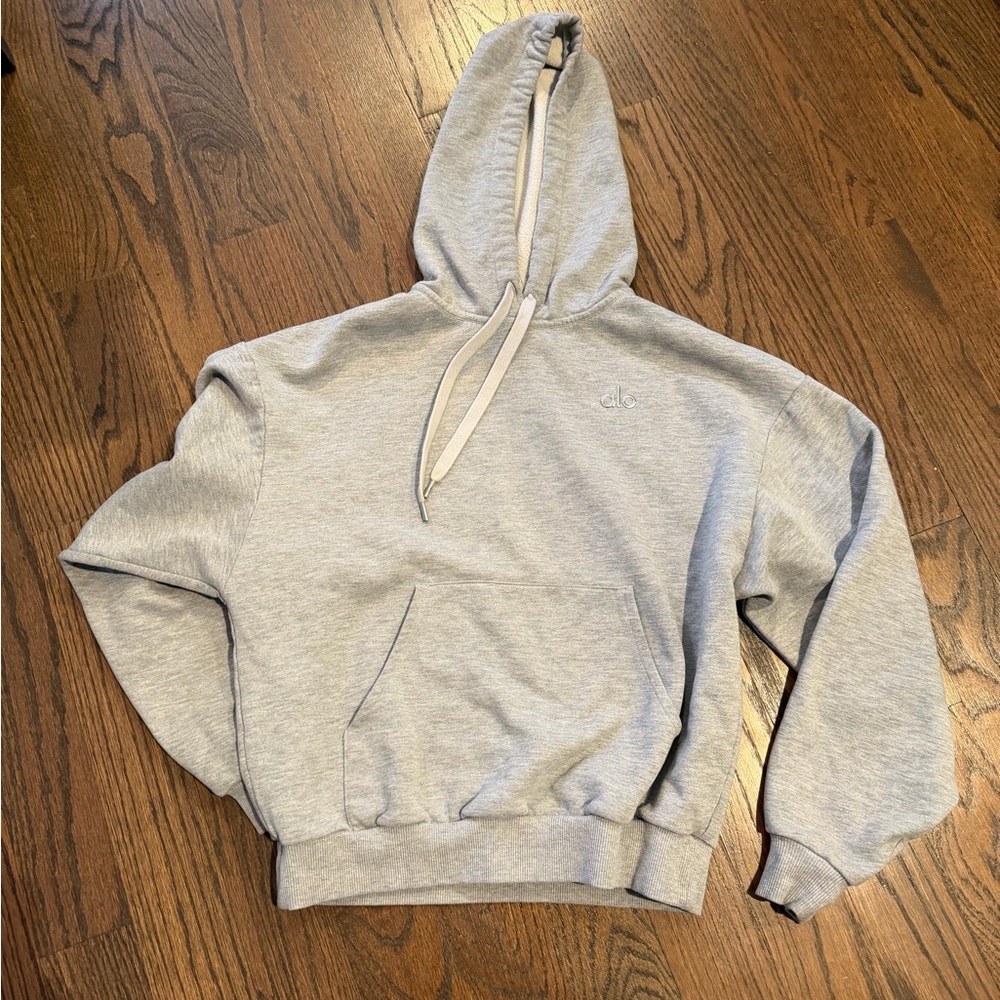 ALO Yoga sz XS Womens Gray Hoodie